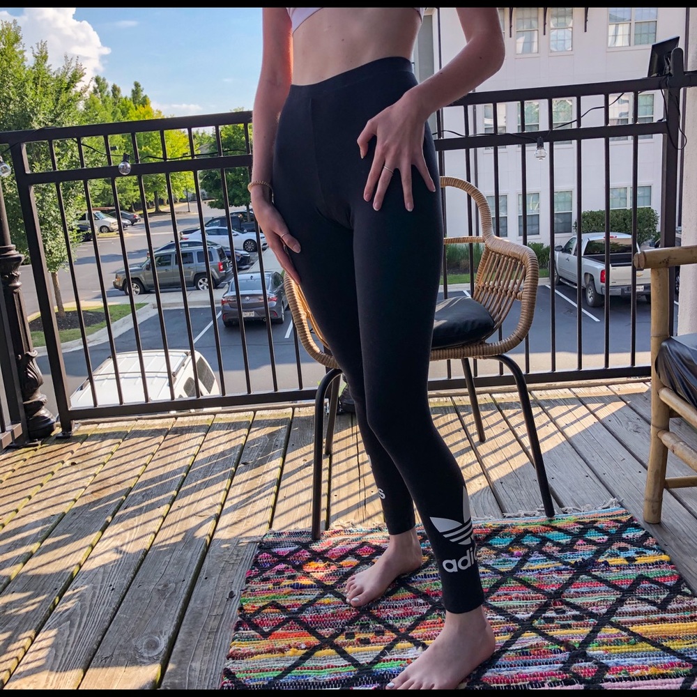 Adidas high waist logo leggings